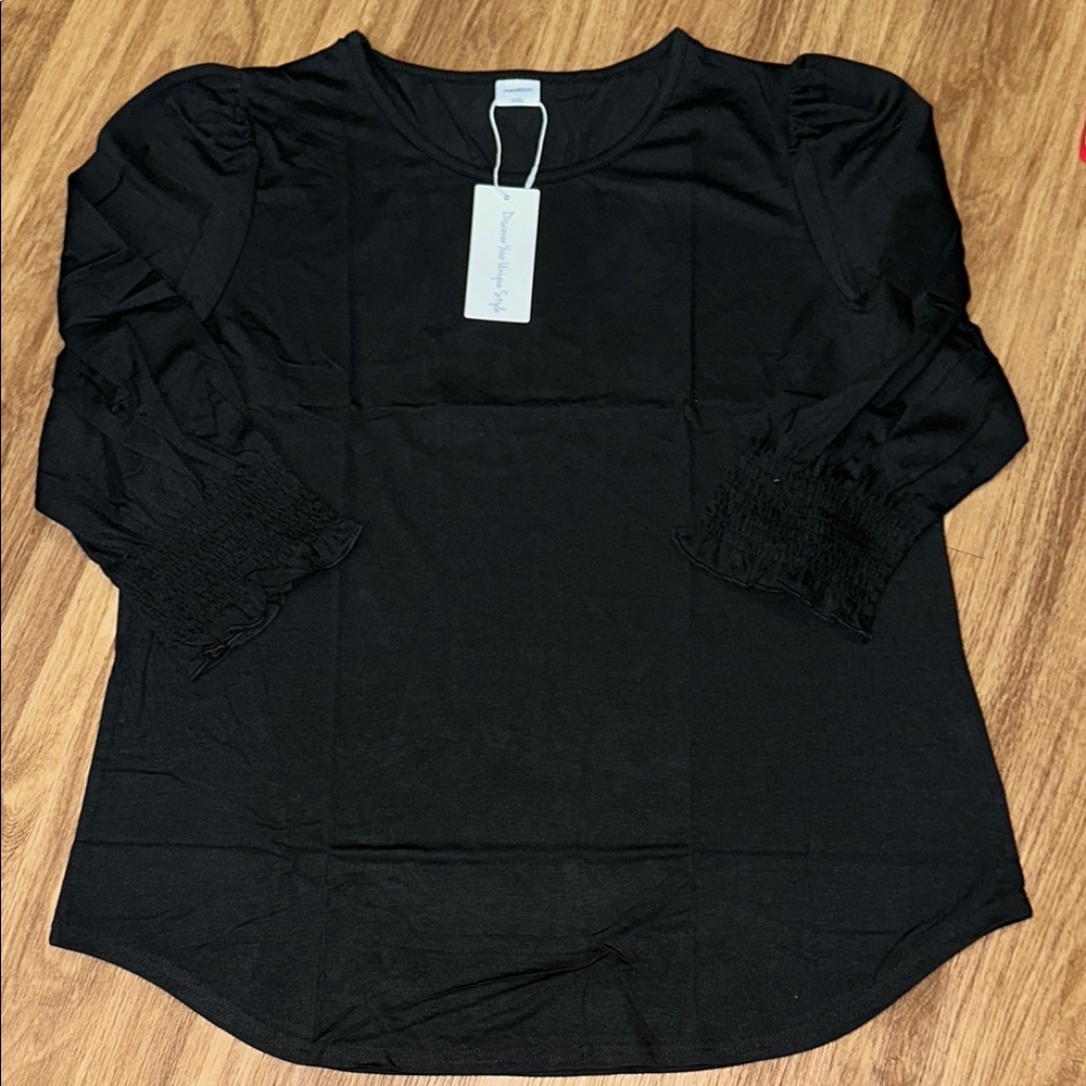 Chic Black Women's Blouse